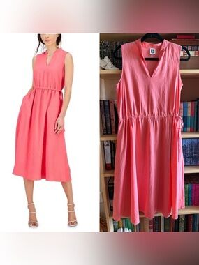 Anne Klein Linen Blend Dress